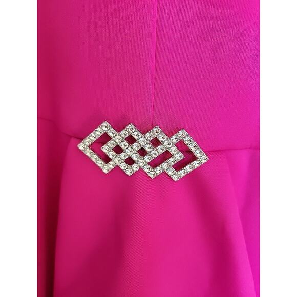 Eliza J Pink Long Formal Women's Gown Size 8 - Picture 3 of 14